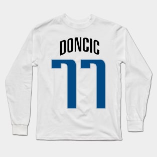 Dallas Doncic 77 Long Sleeve T-Shirt